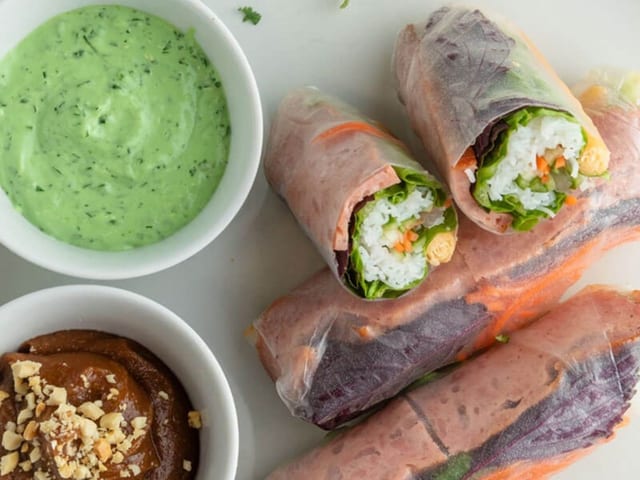 3 Spring Rolls.